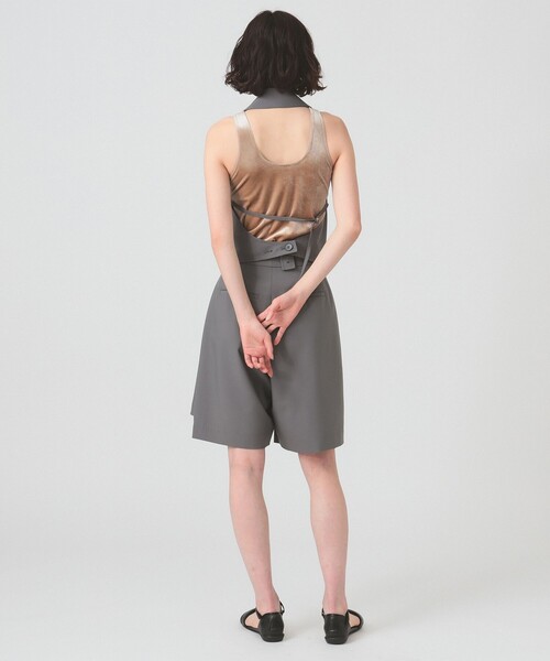 Ray BEAMS(レイビームス)の「RBS / プリーツラップ ショートパンツ(その他パンツ・レディース・ブラック/グレー・1/0)」の5枚目の写真