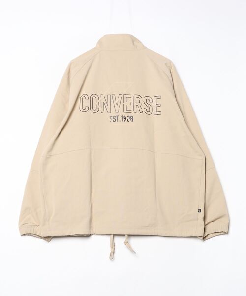 CONVERSE（コンバース）の「【別注】コンバース  AP ウーブン PO ジャケット 限定コラボ（ブルゾン・メンズ・ブラック/サンドグレー・M/L/LL）」の4枚目の写真