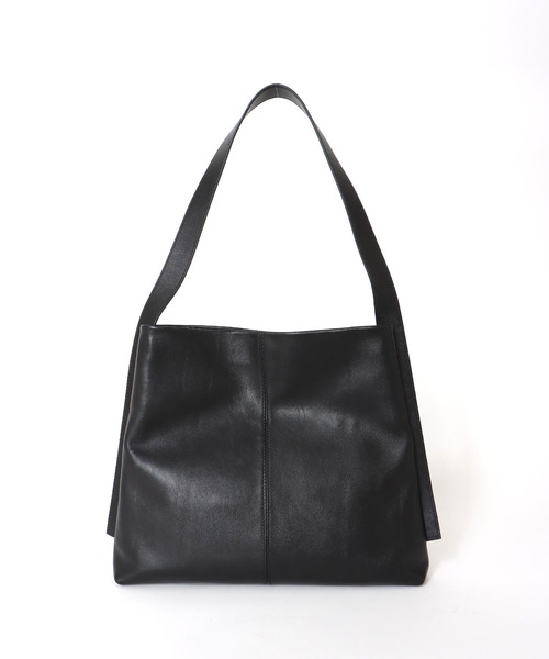 Three Four Time（ｽﾘｰﾌｫｰﾀｲﾑ）の「牛革シンプルショルダー（ショルダーバッグ・レディース・グレー/ブラック・FREE）」の17枚目の写真