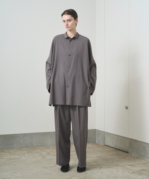 TROVE（トローヴ）の「TROVE 2025SS / WIDE TROUSERS（スラックス・メンズ・ブラック/グレー系その他・1/3）」の15枚目の写真