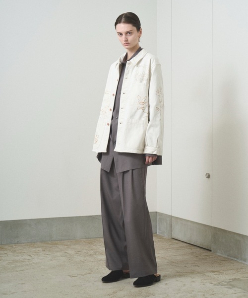 TROVE（トローヴ）の「TROVE 2025SS / WIDE TROUSERS（スラックス・メンズ・ブラック/グレー系その他・1/3）」の17枚目の写真