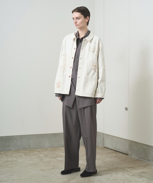 TROVE（トローヴ）の「TROVE 2025SS / WIDE TROUSERS（スラックス・メンズ・ブラック/グレー系その他・1/3）」の18枚目の写真