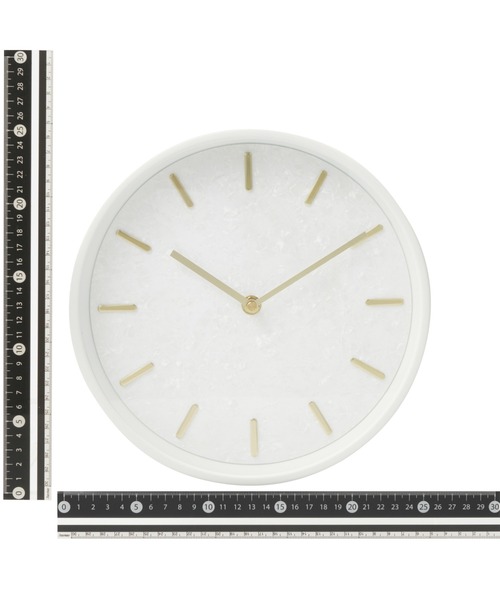 スパークル ウォールクロック ホワイト（掛け時計）｜Francfranc