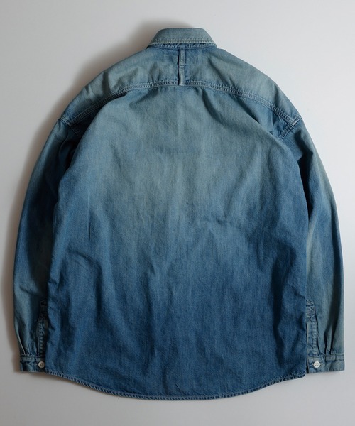 FDMTL（ファンダメンタル）の「FDMTL/ファンダメンタル/THIRD THIRD SHIRT 3YR WASH（シャツ/ブラウス・メンズ・インディゴブルー・4/3/2）」の2枚目の写真