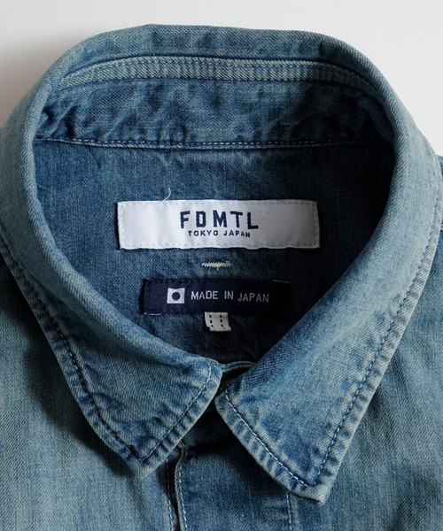FDMTL（ファンダメンタル）の「FDMTL/ファンダメンタル/THIRD THIRD SHIRT 3YR WASH（シャツ/ブラウス・メンズ・インディゴブルー・4/3/2）」の3枚目の写真