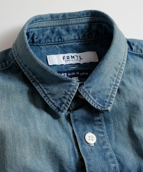 FDMTL（ファンダメンタル）の「FDMTL/ファンダメンタル/THIRD THIRD SHIRT 3YR WASH（シャツ/ブラウス・メンズ・インディゴブルー・4/3/2）」の4枚目の写真