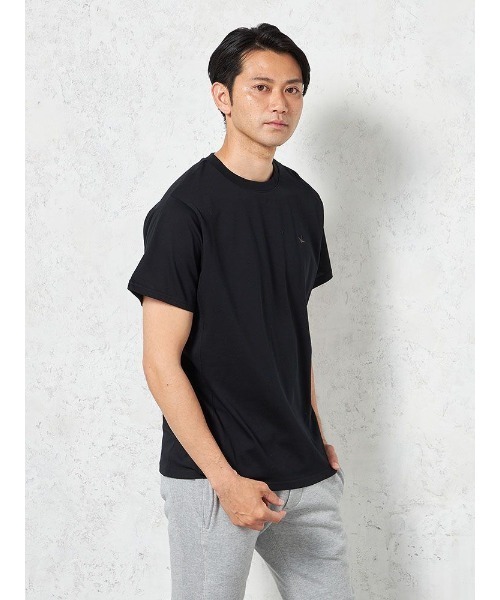 1piu1uguale3 RELAX（ウノピュウノウグァーレトレリラックス）の「【1PIU1UGUALE3 RELAX】RHINESTONE Tシャツ 春夏（ウノ ピゥ ウノ ウグァーレ トレ）（Tシャツ/カットソー・メンズ・ブラック/ホワイト・LL/M/L）」の5枚目の写真