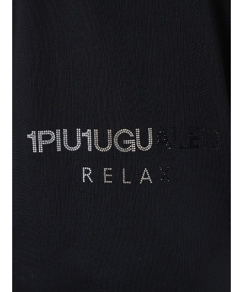 1piu1uguale3 RELAX（ウノピュウノウグァーレトレリラックス）の「【1PIU1UGUALE3 RELAX】RHINESTONE Tシャツ 春夏（ウノ ピゥ ウノ ウグァーレ トレ）（Tシャツ/カットソー・メンズ・ブラック/ホワイト・LL/M/L）」の12枚目の写真