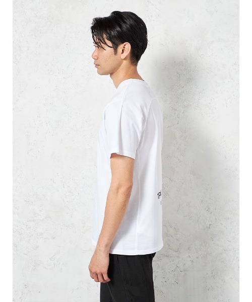 1piu1uguale3 RELAX（ウノピュウノウグァーレトレリラックス）の「【1PIU1UGUALE3 RELAX】RHINESTONE Tシャツ 春夏（ウノ ピゥ ウノ ウグァーレ トレ）（Tシャツ/カットソー・メンズ・ブラック/ホワイト・LL/M/L）」の13枚目の写真