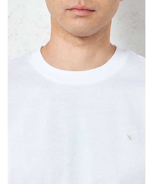 1piu1uguale3 RELAX（ウノピュウノウグァーレトレリラックス）の「【1PIU1UGUALE3 RELAX】RHINESTONE Tシャツ 春夏（ウノ ピゥ ウノ ウグァーレ トレ）（Tシャツ/カットソー・メンズ・ブラック/ホワイト・LL/M/L）」の15枚目の写真
