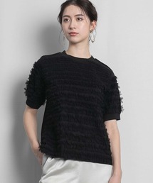 RAW FUDGE | チュールティアードプルオーバー(Tシャツ/カットソー)