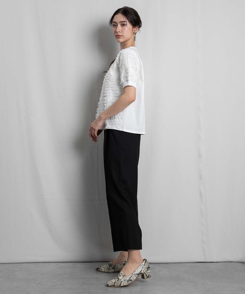 RAW FUDGE（ローファッジ）の「チュールティアードプルオーバー（Tシャツ/カットソー・レディース・ブラック/オフホワイト・M）」の20枚目の写真