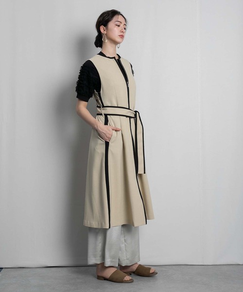 RAW FUDGE（ローファッジ）の「チュールティアードプルオーバー（Tシャツ/カットソー・レディース・ブラック/オフホワイト・M）」の13枚目の写真