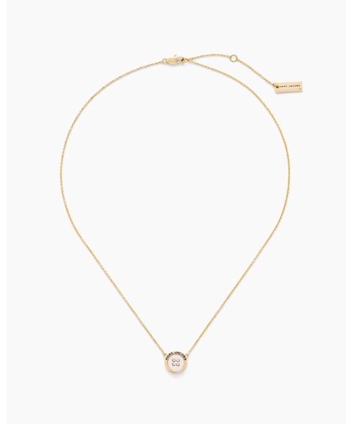 MARC JACOBS(マークジェイコブス)の「BUTTON MOTHER OF PEARL BUTTON MOP NECKLACE/ボタン MOP ネックレス(ネックレス・レディース・ゴールド系・ONE SIZE)」の7枚目の写真