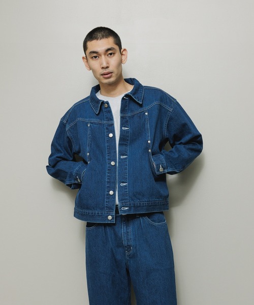 bal(バル)の「CARB POCKET WASHED DENIM JACKET(デニムジャケット・メンズ・ブラック/インディゴブルー・1/2/3)」の10枚目の写真