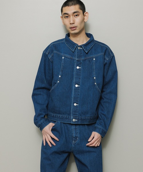 bal(バル)の「CARB POCKET WASHED DENIM JACKET(デニムジャケット・メンズ・ブラック/インディゴブルー・1/2/3)」の11枚目の写真