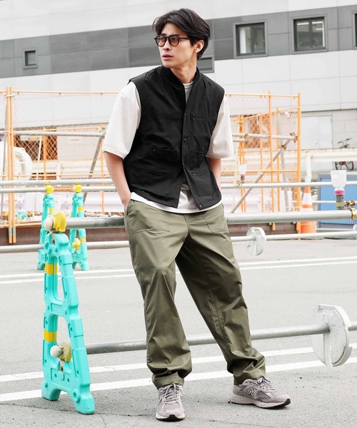 jiggys shop(ジギーズショップ)の「撥水 ファンクショナルポケット スナップボタン ベスト(ベスト・メンズ・グレー/ブラック・X-LARGE/LARGE/MEDIUM)」の7枚目の写真