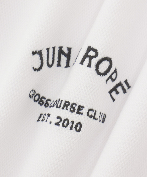 JUN&ROPE'（ジュンアンドロペ）の「アニマル柄衿コンビ使い半袖ポロ（ポロシャツ・レディース・ピンク/ネイビー/グレー・M/S/L）」の16枚目の写真