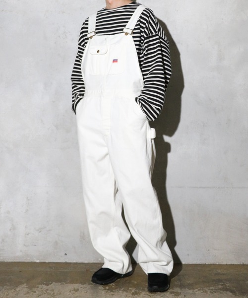 PENNEYS(ぺニーズ)の「PENNEY'S / ペニーズ 10oz DENIM 50S OVERALL 10オンス デニム オーバーオール(サロペット/オーバーオール・メンズ・ホワイト/ブラック・MEDIUM/LARGE)」の13枚目の写真