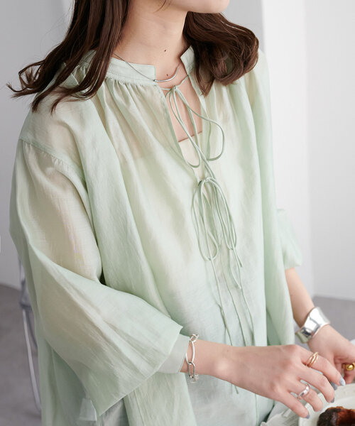 タグ付き sosottoHOKKOH×LIBERTY細コール2WAY前後ブラウス 楽天市場】ブラウス シャツ レディース 2way 前後着用 トップス プル