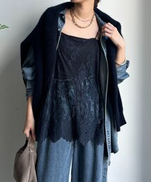 DouDou | 【新色追加】スカラレースキャミ(シャツ/ブラウス)