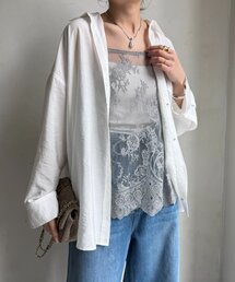 DouDou（ドゥドゥ）の「【新色追加】スカラレースキャミ（シャツ/ブラウス）」