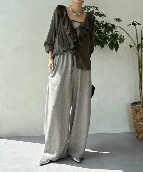 新色追加】スカラレースキャミ（シャツ/ブラウス）｜DouDou（ドゥドゥ