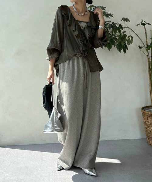 新色追加】スカラレースキャミ（シャツ/ブラウス）｜DouDou（ドゥドゥ