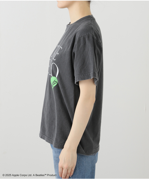 GOOD ROCK SPEED(グッドロックスピード)の「GOOD ROCK SPEED/グッドロックスピード/THE BEATLES Tシャツ(Tシャツ/カットソー・レディース・チャコールグレー・SMALL)」の4枚目の写真