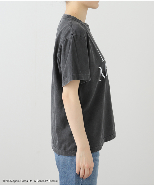 GOOD ROCK SPEED(グッドロックスピード)の「GOOD ROCK SPEED/グッドロックスピード/THE BEATLES Tシャツ(Tシャツ/カットソー・レディース・チャコールグレー・SMALL)」の2枚目の写真