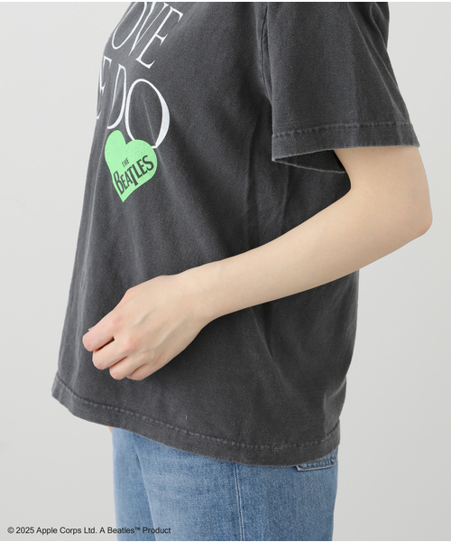 GOOD ROCK SPEED(グッドロックスピード)の「GOOD ROCK SPEED/グッドロックスピード/THE BEATLES Tシャツ(Tシャツ/カットソー・レディース・チャコールグレー・SMALL)」の10枚目の写真