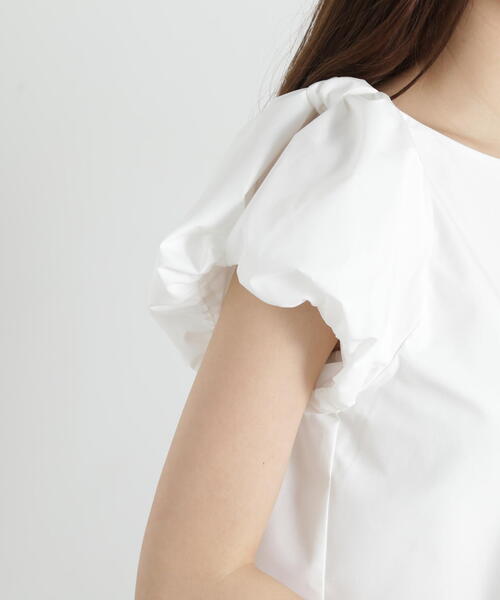 PROPORTION BODY DRESSING(プロポーションボディドレッシング)の「ショルダーリボンブラウス / 1215110410(シャツ/ブラウス・レディース・ホワイト系その他/ピンク/ベージュ・SMALL/MEDIUM)」の4枚目の写真