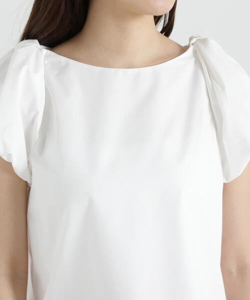 PROPORTION BODY DRESSING(プロポーションボディドレッシング)の「ショルダーリボンブラウス / 1215110410(シャツ/ブラウス・レディース・ホワイト系その他/ピンク/ベージュ・SMALL/MEDIUM)」の5枚目の写真