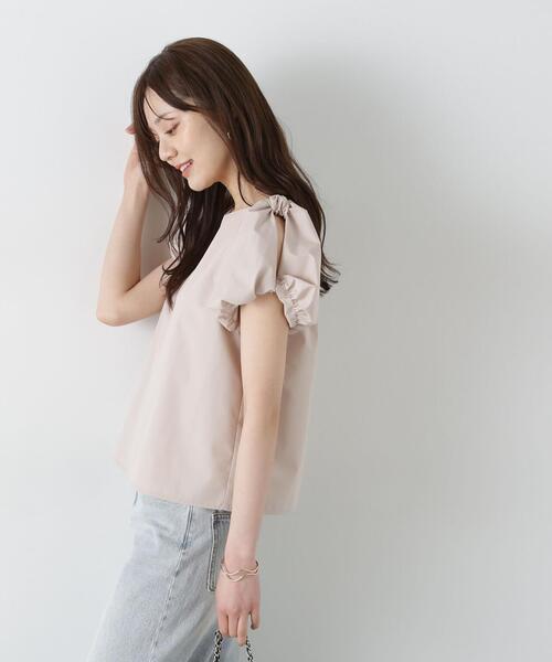 PROPORTION BODY DRESSING(プロポーションボディドレッシング)の「ショルダーリボンブラウス / 1215110410(シャツ/ブラウス・レディース・ホワイト系その他/ピンク/ベージュ・SMALL/MEDIUM)」の10枚目の写真