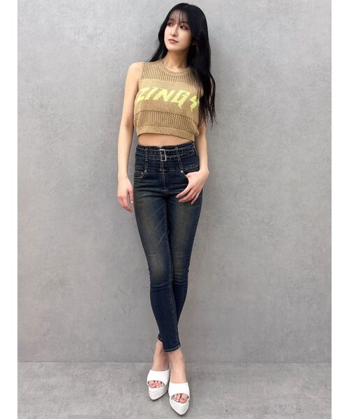 GYDA(ジェイダ)の「GDキルティングミュール(パンプス・レディース・ブラック/オフホワイト・LARGE/MEDIUM/SMALL)」の13枚目の写真