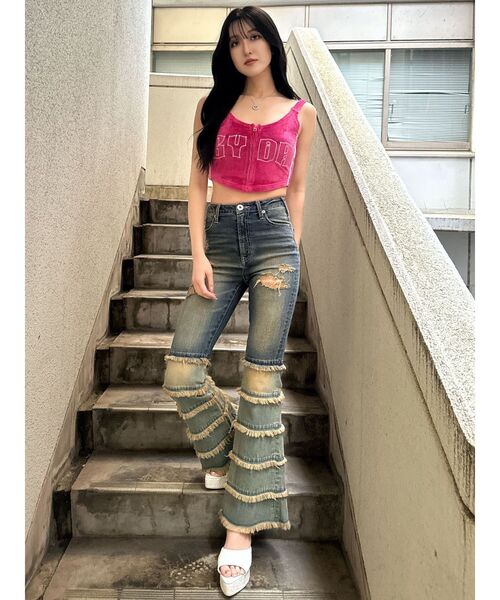 GYDA(ジェイダ)の「GDキルティングミュール(パンプス・レディース・ブラック/オフホワイト・LARGE/MEDIUM/SMALL)」の16枚目の写真