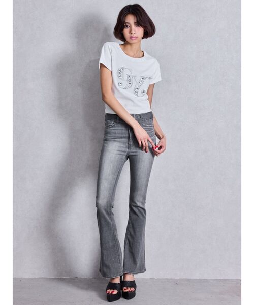 GYDA(ジェイダ)の「GDキルティングミュール(パンプス・レディース・ブラック/オフホワイト・LARGE/MEDIUM/SMALL)」の20枚目の写真