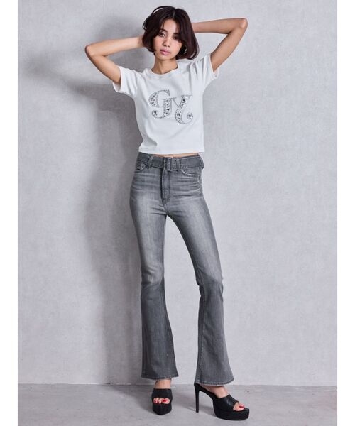 GYDA(ジェイダ)の「GDキルティングミュール(パンプス・レディース・ブラック/オフホワイト・LARGE/MEDIUM/SMALL)」の3枚目の写真