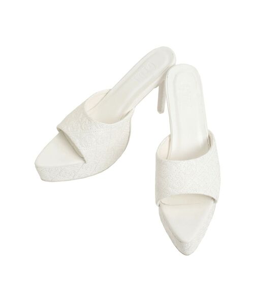 GYDA(ジェイダ)の「GDキルティングミュール(パンプス・レディース・ブラック/オフホワイト・LARGE/MEDIUM/SMALL)」の10枚目の写真