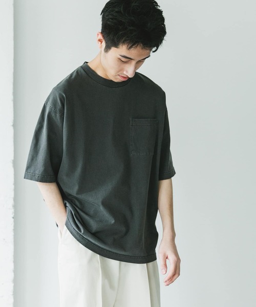 URBAN RESEARCH DOORS(アーバンリサーチドアーズ)の「ピグメントダイ半袖Tシャツ(Tシャツ/カットソー・メンズ・ライトブルー/スミクロ/ライトグレー/バーガンディー・MEDIUM/LARGE/X-LARGE)」の21枚目の写真