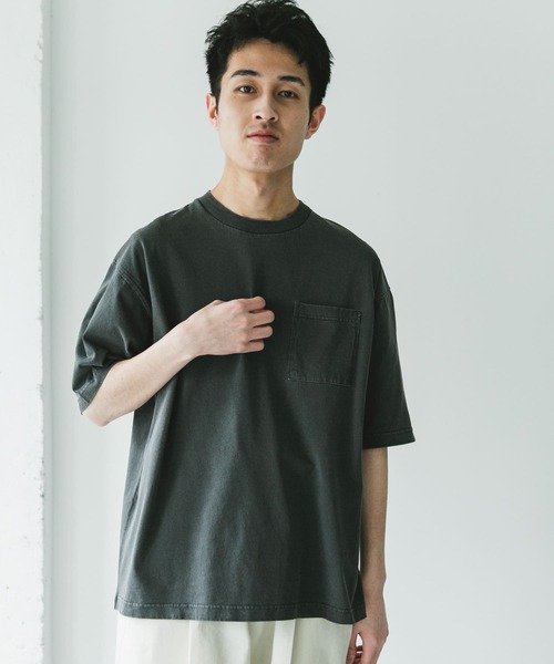 URBAN RESEARCH DOORS(アーバンリサーチドアーズ)の「ピグメントダイ半袖Tシャツ(Tシャツ/カットソー・メンズ・ライトブルー/スミクロ/ライトグレー/バーガンディー・MEDIUM/LARGE/X-LARGE)」の22枚目の写真