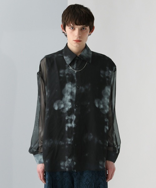 HARE(ハレ)の「アソートガラシアーシャツ(HARE)(シャツ/ブラウス・メンズ・ブラック/ホワイト/パープル/ブルー/グレー/ブラック系その他/チェック・FREE)」の3枚目の写真