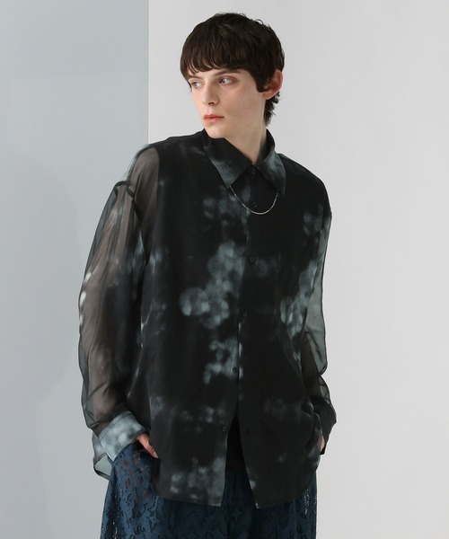 HARE(ハレ)の「アソートガラシアーシャツ(HARE)(シャツ/ブラウス・メンズ・ブラック/ホワイト/パープル/ブルー/グレー/ブラック系その他/チェック・FREE)」の22枚目の写真