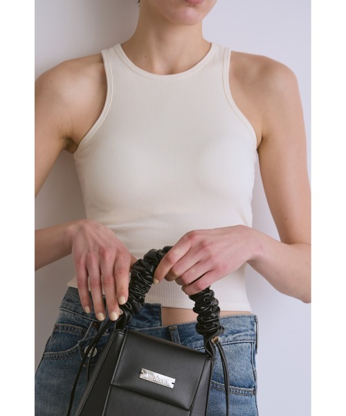 un/neu(アンノイ)の「カップ付きアメスリ(タンクトップ・レディース・カーキ/ブラック/ホワイト・FREE)」の4枚目の写真