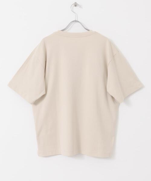 ITEMS URBANRESEARCH（アイテムズ アーバンリサーチ）の「Fine Cotton クルーネックポケットTシャツ（Tシャツ/カットソー・メンズ・ブラック/ベージュ/グリーン/ホワイト・SMALL/MEDIUM/LARGE）」の14枚目の写真