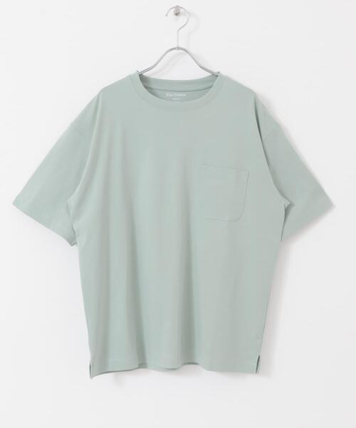 ITEMS URBANRESEARCH（アイテムズ アーバンリサーチ）の「Fine Cotton クルーネックポケットTシャツ（Tシャツ/カットソー・メンズ・ブラック/ベージュ/グリーン/ホワイト・SMALL/MEDIUM/LARGE）」の22枚目の写真