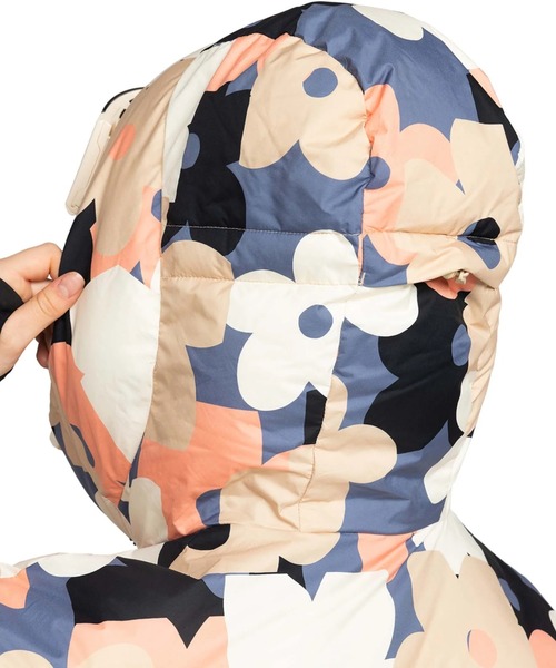 ROXY（ロキシー）の「ALOFTED PUFFY JK /ロキシースキースノーボードジャケット（マウンテンパーカー・レディース・ブルー/ベージュ・LARGE/MEDIUM/SMALL）」の5枚目の写真