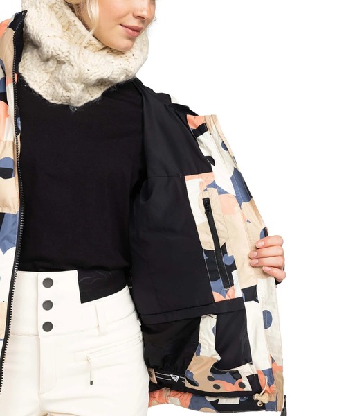 ROXY（ロキシー）の「ALOFTED PUFFY JK /ロキシースキースノーボードジャケット（マウンテンパーカー・レディース・ブルー/ベージュ・LARGE/MEDIUM/SMALL）」の11枚目の写真