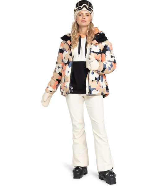ROXY（ロキシー）の「ALOFTED PUFFY JK /ロキシースキースノーボードジャケット（マウンテンパーカー・レディース・ブルー/ベージュ・LARGE/MEDIUM/SMALL）」の13枚目の写真