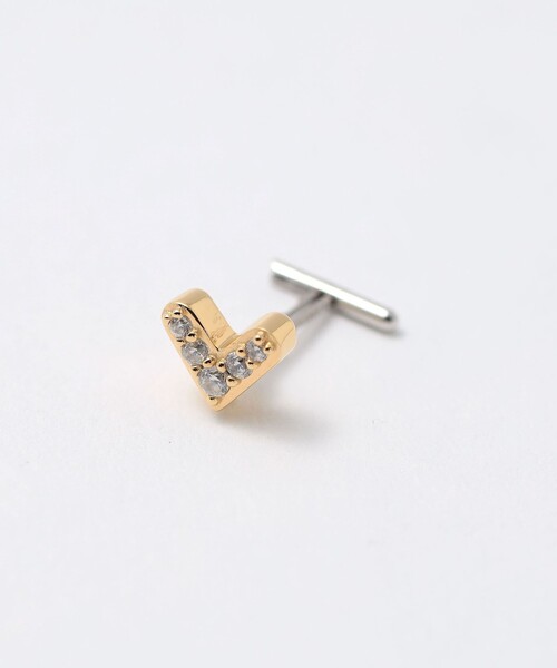 BAQLESS＞Honesty Little Heart ピアス（ピアス（両耳用